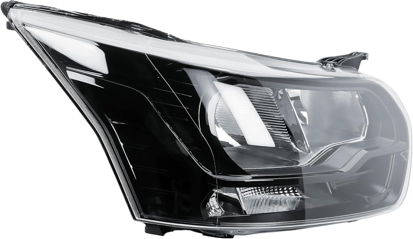 Aligoparts Driver Right Side Headlight Lamp O/S Electric Adjustment Black Strip for Ford Transit MK8 2014–2026