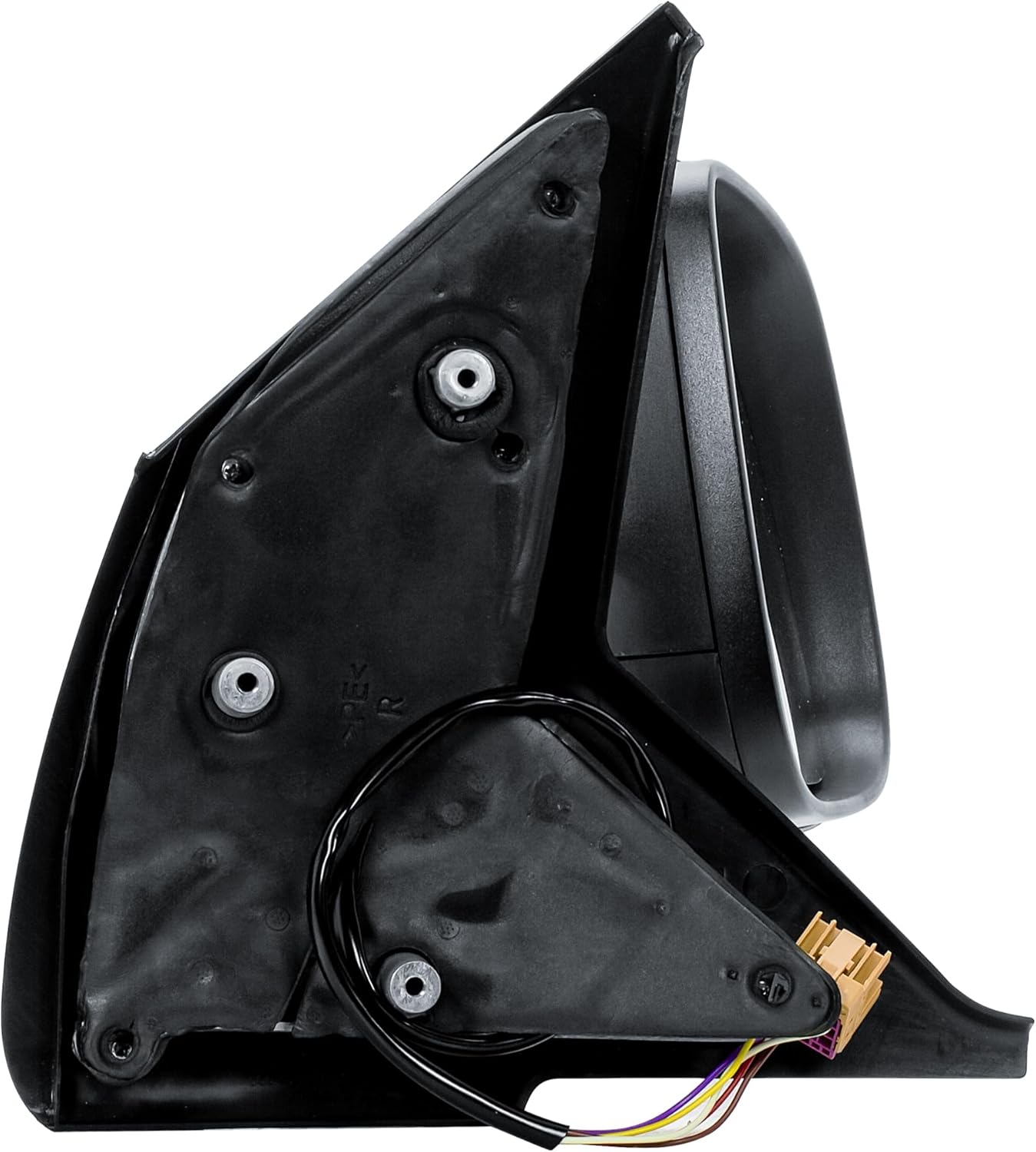 Aligoparts Driver Right Side Wing Mirror O/S Electric Heated Manual Folding Textured Cover for VW Transporter T5 2010–2015