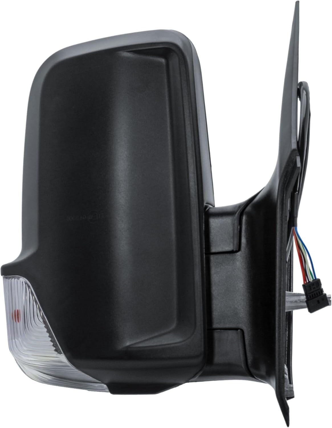 Aligoparts Driver Right Side Door Wing Mirror O/S Electric Heated Short Arm Black Cover for Mercedes Sprinter VW Crafter 2006–2018