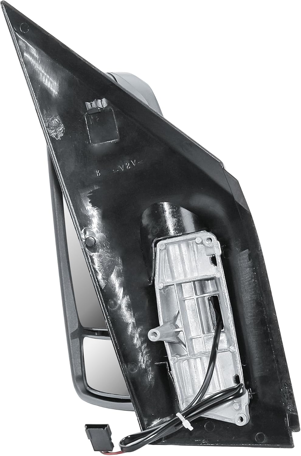 Aligoparts Passenger Left Side Door Wing Mirror N/S Manual Without Heated Long Arm Black Cover for Mercedes Sprinter VW Crafter 2006–2018
