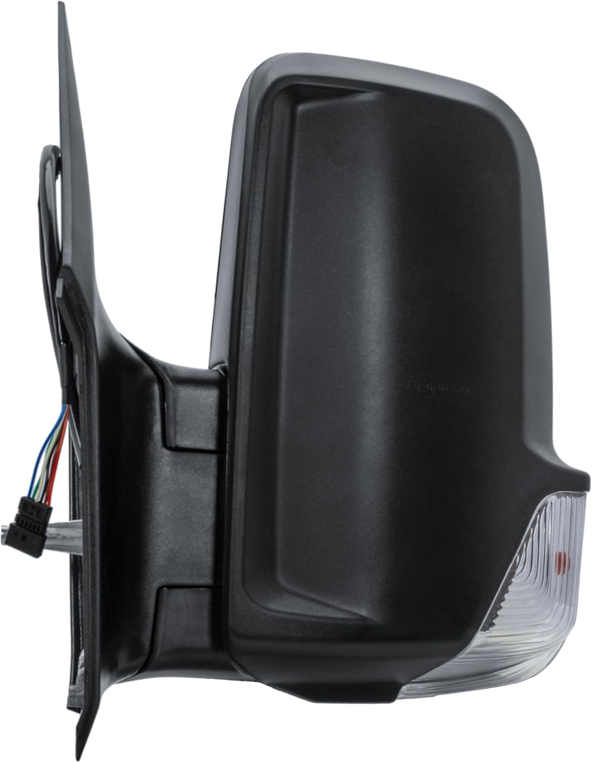 Aligoparts Passenger Left Side Door Wing Mirror N/S Electric Heated Short Arm Black Cover for Mercedes Sprinter VW Crafter 2006–2018