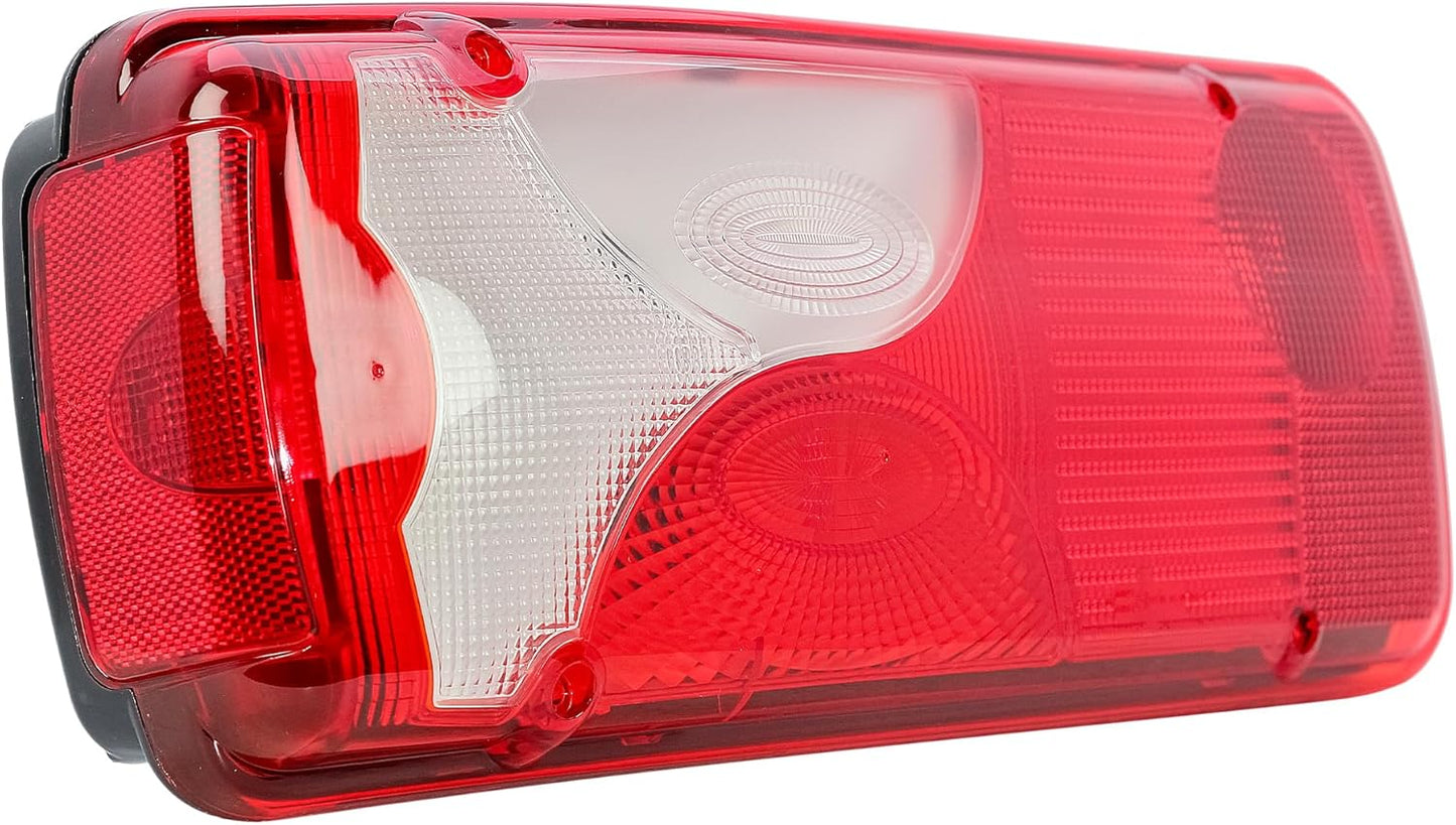 Aligoparts Driver Right Side O/S Tail Light Rear Lamp for VW Crafter MAN TGE 2017 to 2024 (Back Socket)