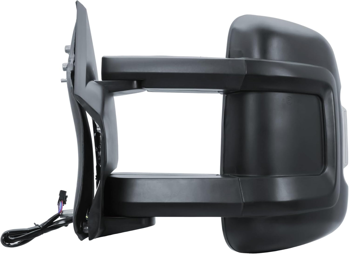 Aligoparts Passenger Left Side Door Wing Mirror N/S Electric Heated Manual Folding Medium Arm for Fiat Ducato Peugeot Boxer Citroën Relay 2006–2023 Vauxhall Movano 2019–2023