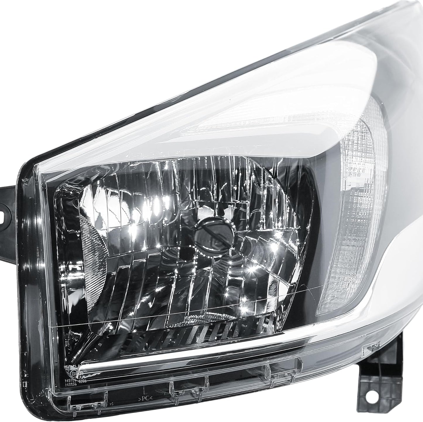 Aligoparts Passenger Left Side Headlight Lamp N/S Electric Adjustment 6 Pins with DRL for Vauxhall Vivaro 2014–2019