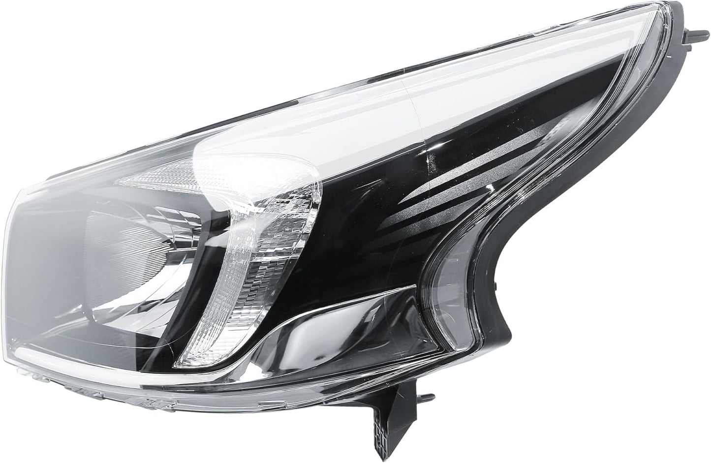 Aligoparts Passenger Left Side Headlight Lamp N/S Electric Adjustment 6 Pins with DRL for Vauxhall Vivaro 2014–2019