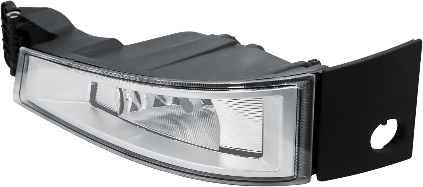 Aligoparts Passenger Left Side N/S Fog Light Lamp Chrome Strip 24V for Volvo FH FM Version 4 (2012–2020)