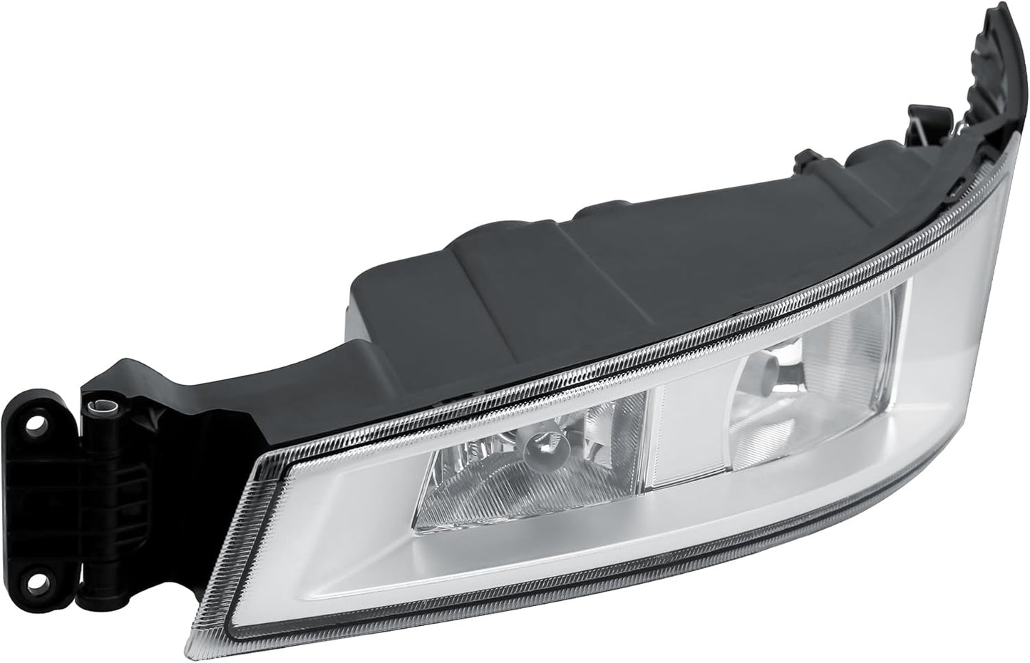 Aligoparts Passenger Left Side N/S Fog Light Lamp Chrome Strip with Cornering Light 24V for Volvo FH FM Version 4 (2012–2020)