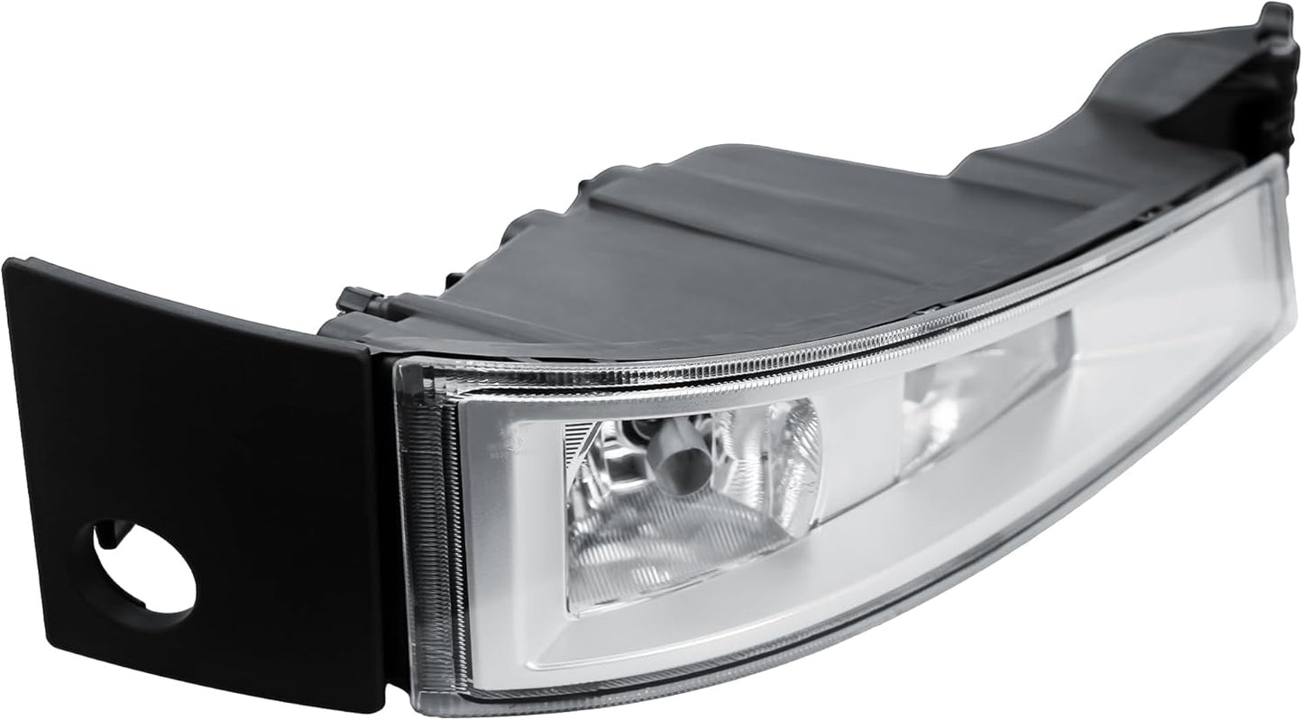 Aligoparts Driver Right Side O/S Fog Light Lamp Chrome Strip with Cornering Light 24V for Volvo FH FM Version 4 (2012–2020)