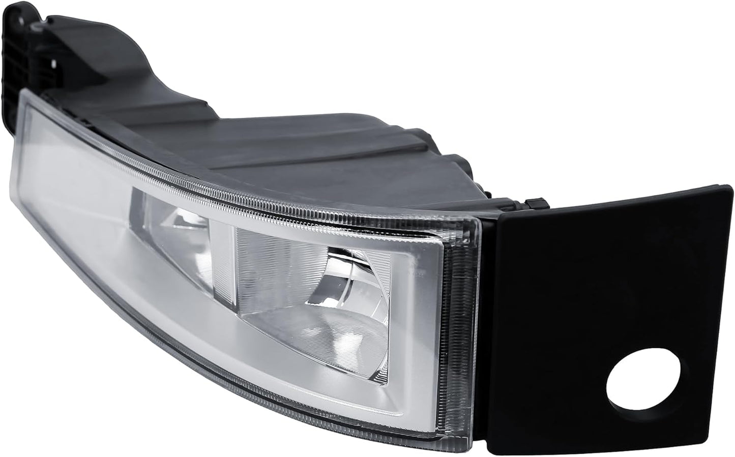 Aligoparts Passenger Left Side N/S Fog Light Lamp Chrome Strip with Spot Light 24V for Volvo FH FM Version 4 (2012–2020)