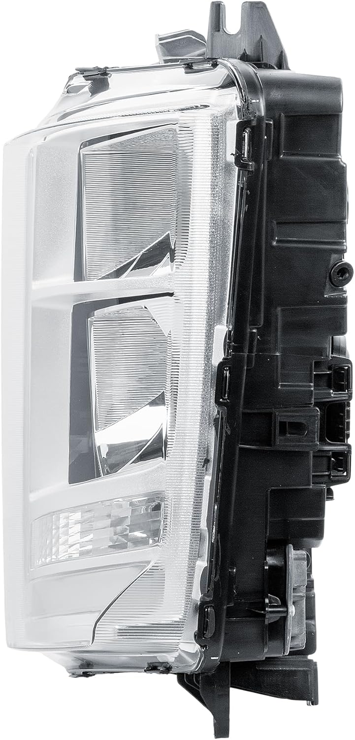 Aligoparts Passenger Left Side N/S Headlight Lamp Electric Adjustment LED DRL 24V for Volvo FH FM Version 4 (2012–2020)