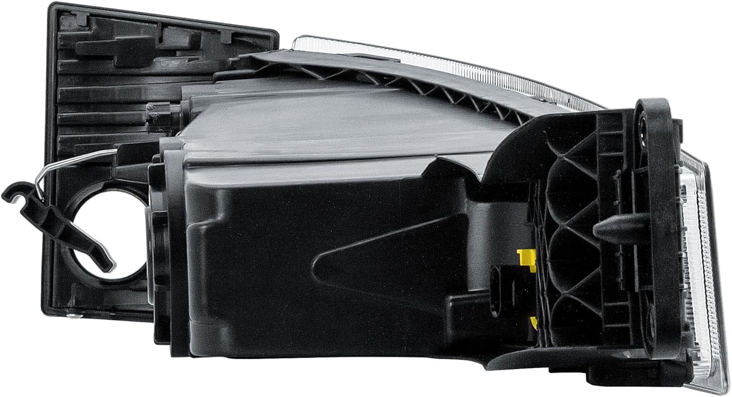 Aligoparts Passenger Left Side N/S Fog Light Lamp Chrome Strip with Spot Light 24V for Volvo FH FM Version 4 (2012–2020)