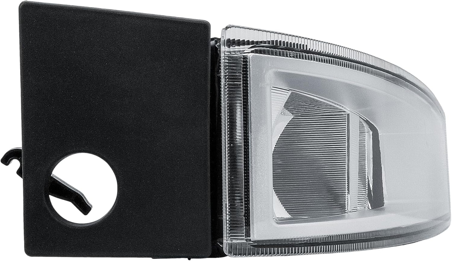 Aligoparts Driver Right Side O/S Fog Light Lamp Chrome Strip with Spot Light 24V for Volvo FH FM Version 4 (2012–2020)