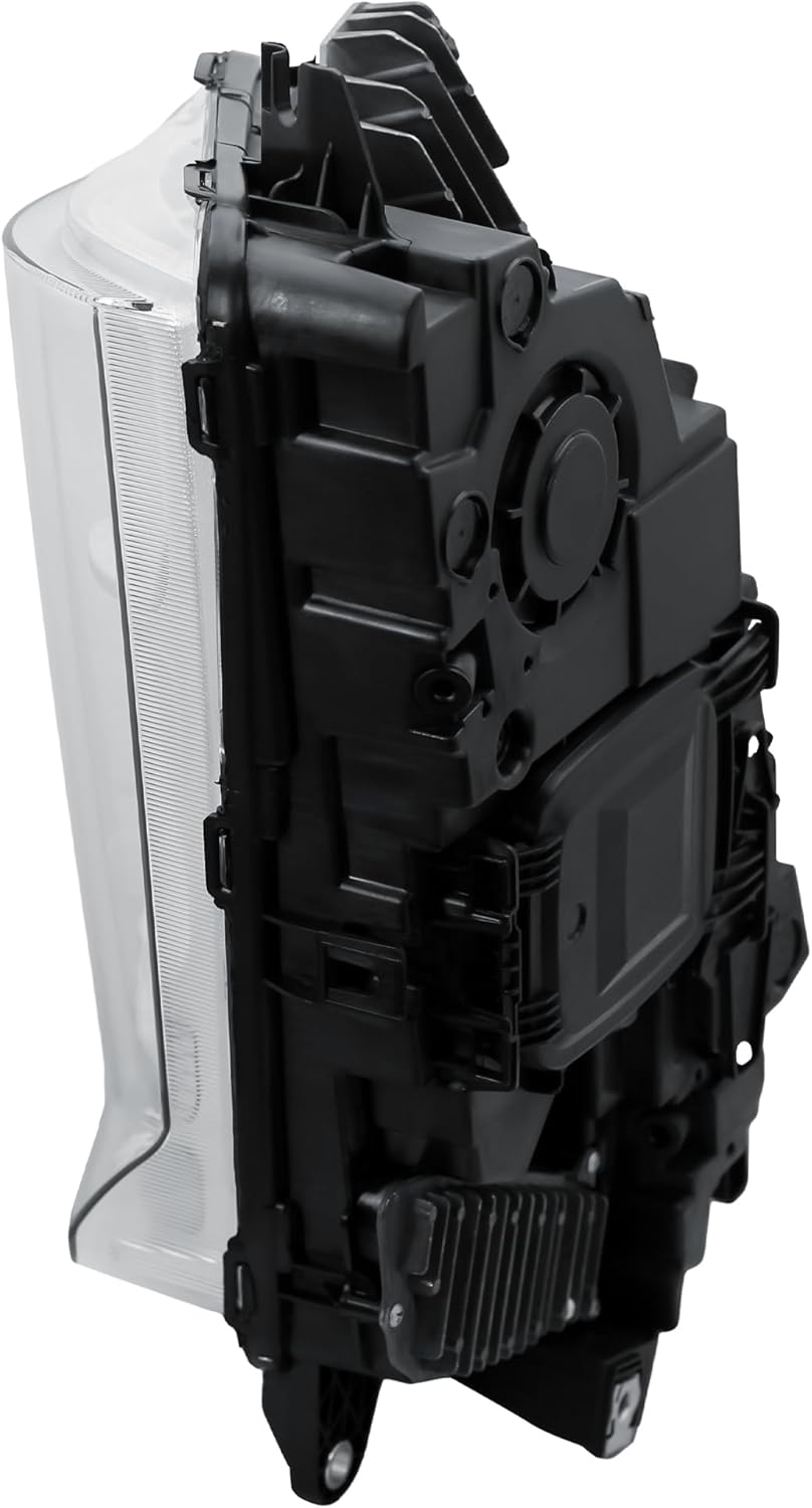 Aligoparts Passenger Left Side N/S Headlight Lamp Electric Adjustment LED DRL 24V for Volvo FH FM Version 4 (2012–2020)