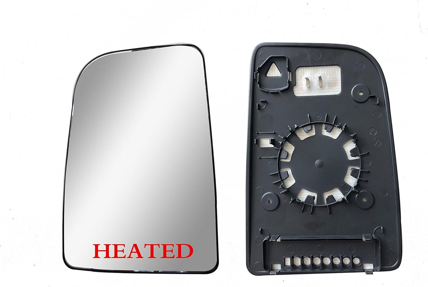 Aligoparts Left Heated Upper Mirror Glass for Mercedes Sprinter & VW Crafter 2006–2018